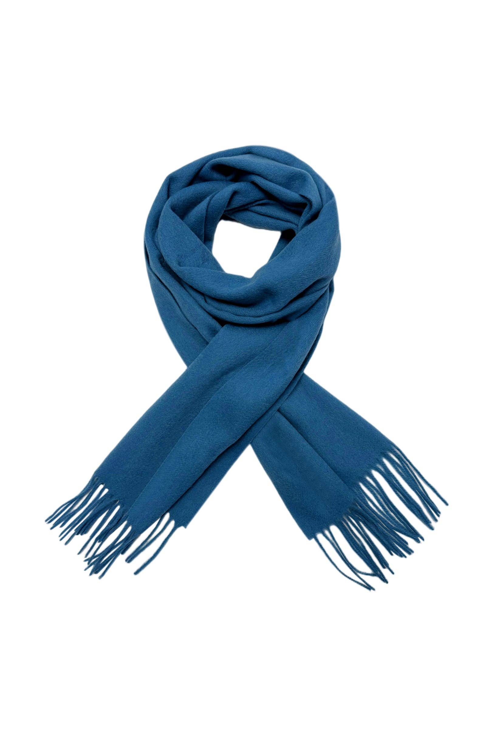 Fashion Scarf World – wholesale Scarf – Unisex – Unisex Plain Wool Tassel Scarf56