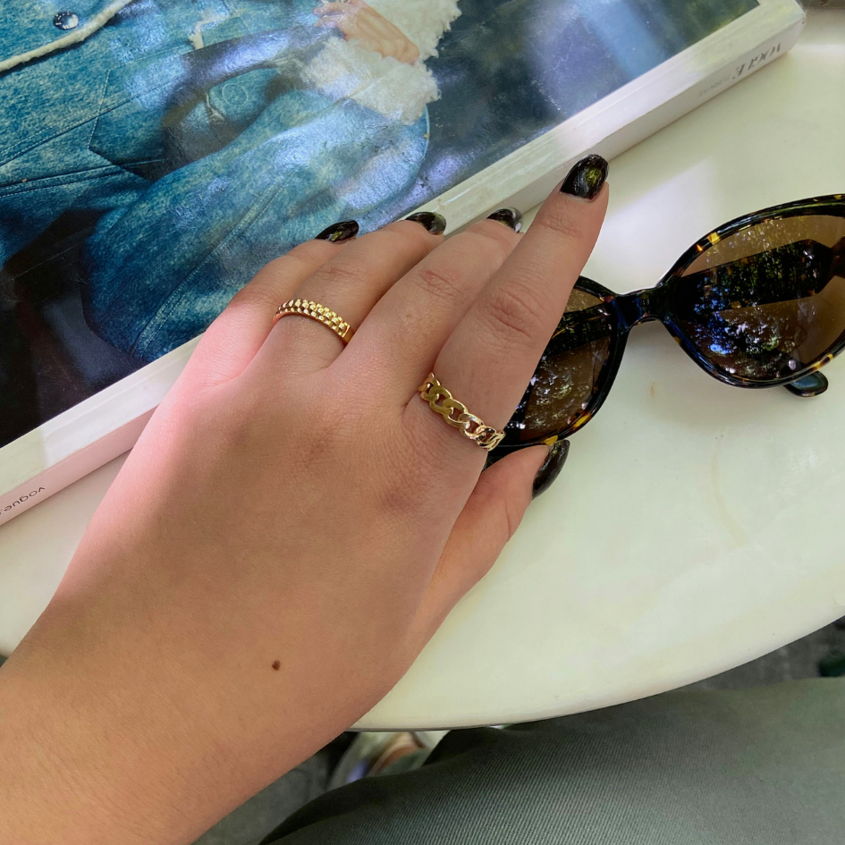 Zayla - Wholesale Band/Stacked Ring - Woven Ring6