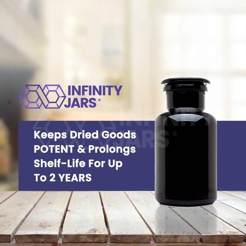 Infinity Jars – Großhandel Apothekerglas – 1 Liter Apothekerglas mit Glas-auf-Glas3