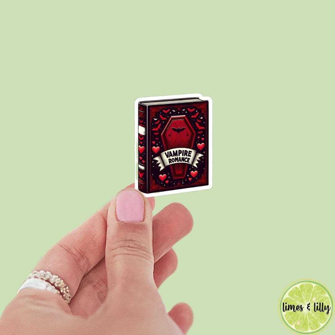 Limes & Lilly - Wholesale Sticker - Vampire Romance Book Vinyl Sticker