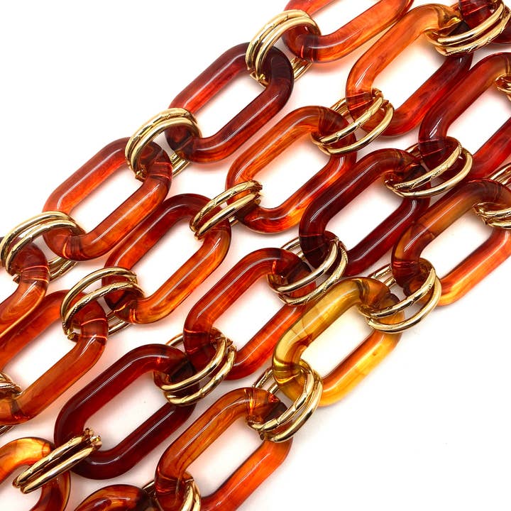 Cthru Purses - Wholesale Bag Strap - Women's - Decorative Acrylic Chain Links Long3