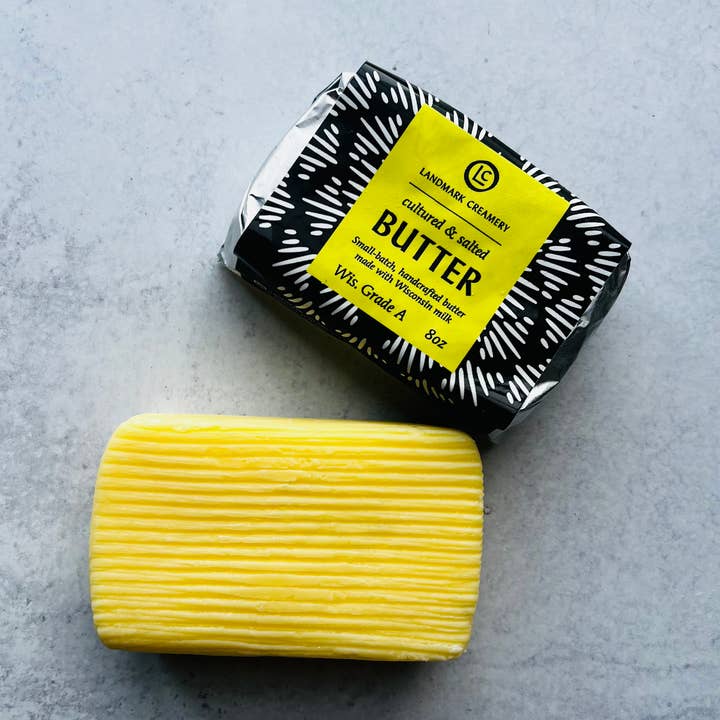 Cultured Salted Butter * ACS Award Winner for wholesale by Landmark Creamery, LLC