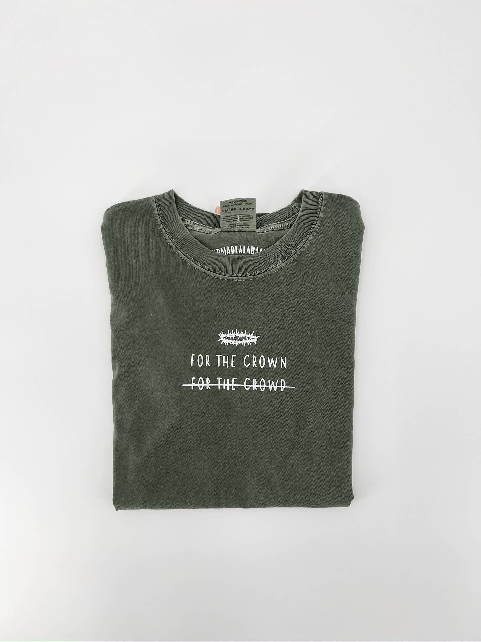 Hand Made Alabama - Wholesale Screen Printed T-Shirt - Unisex - For the Crown Tee0