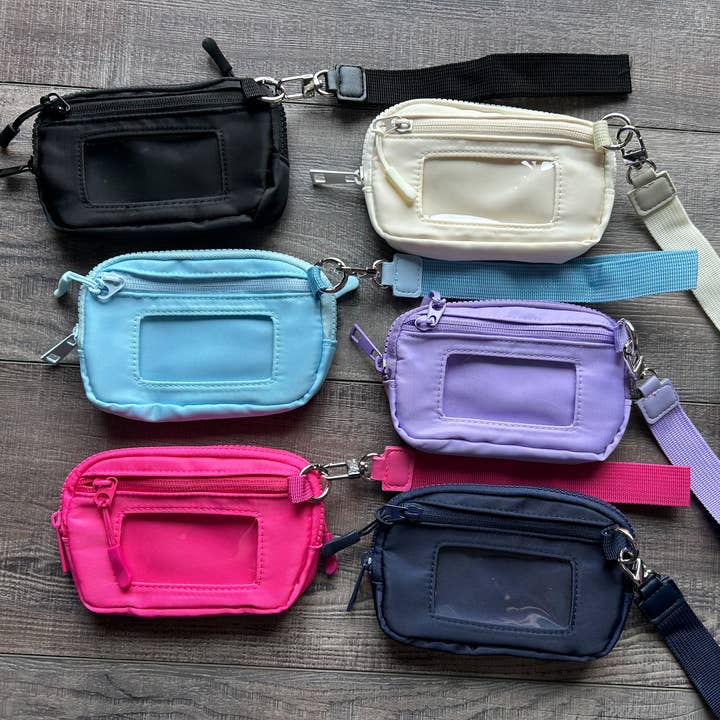 JILLIAN INK LLC - Wholesale Wallet - Women's - Nylon Pouch Wallet with Wristlet Strap