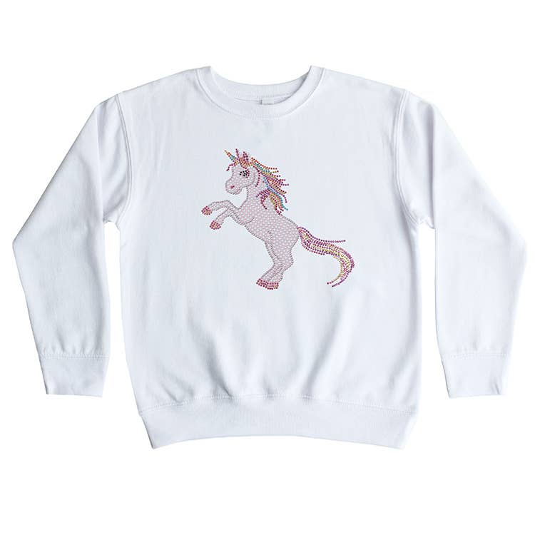 Sparkle Sisters by Couture Clips - Vente Sweat-shirt – enfant - Sweat-shirt à motif licorne perlé1