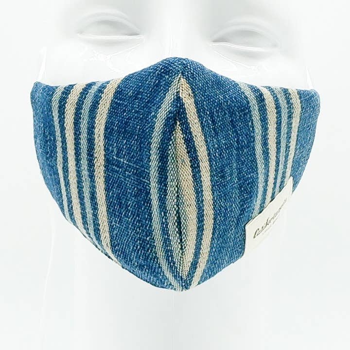 Maskdanna by Califortunate - Wholesale Protective Face Mask/Shield - MVSK VINTAGE DENIM LIGHT0