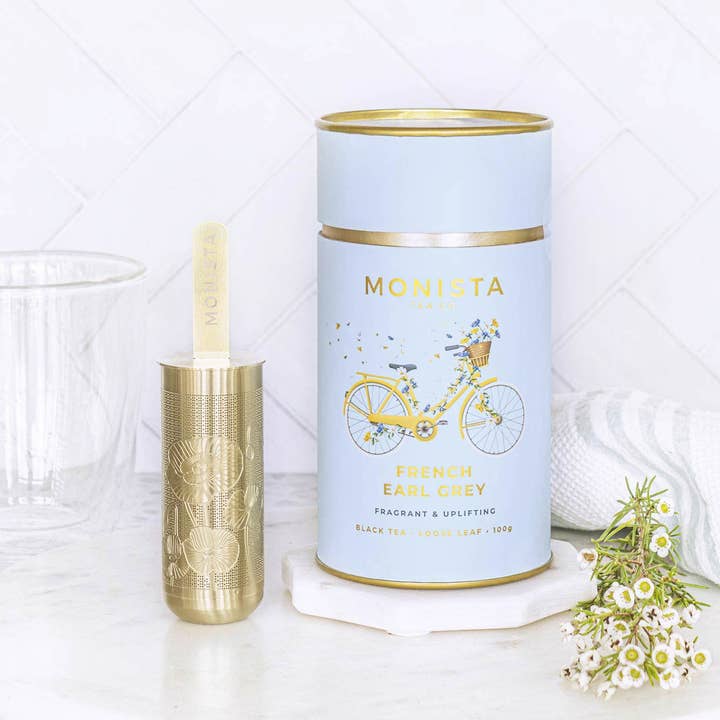 Monista Tea Co. – wholesale Tea strainer/infuser – Tea Infuser Stick - Gold