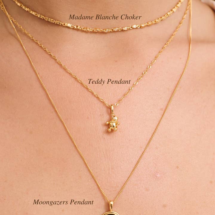 S-kin Studio Jewelry - Wholesale Pendant/charm necklace - Teddy Pendant Necklace2