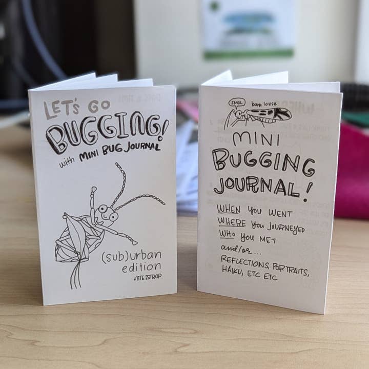 Kestrop Studio - Wholesale Journal/Diary - Let's Go Bugging! Zine2