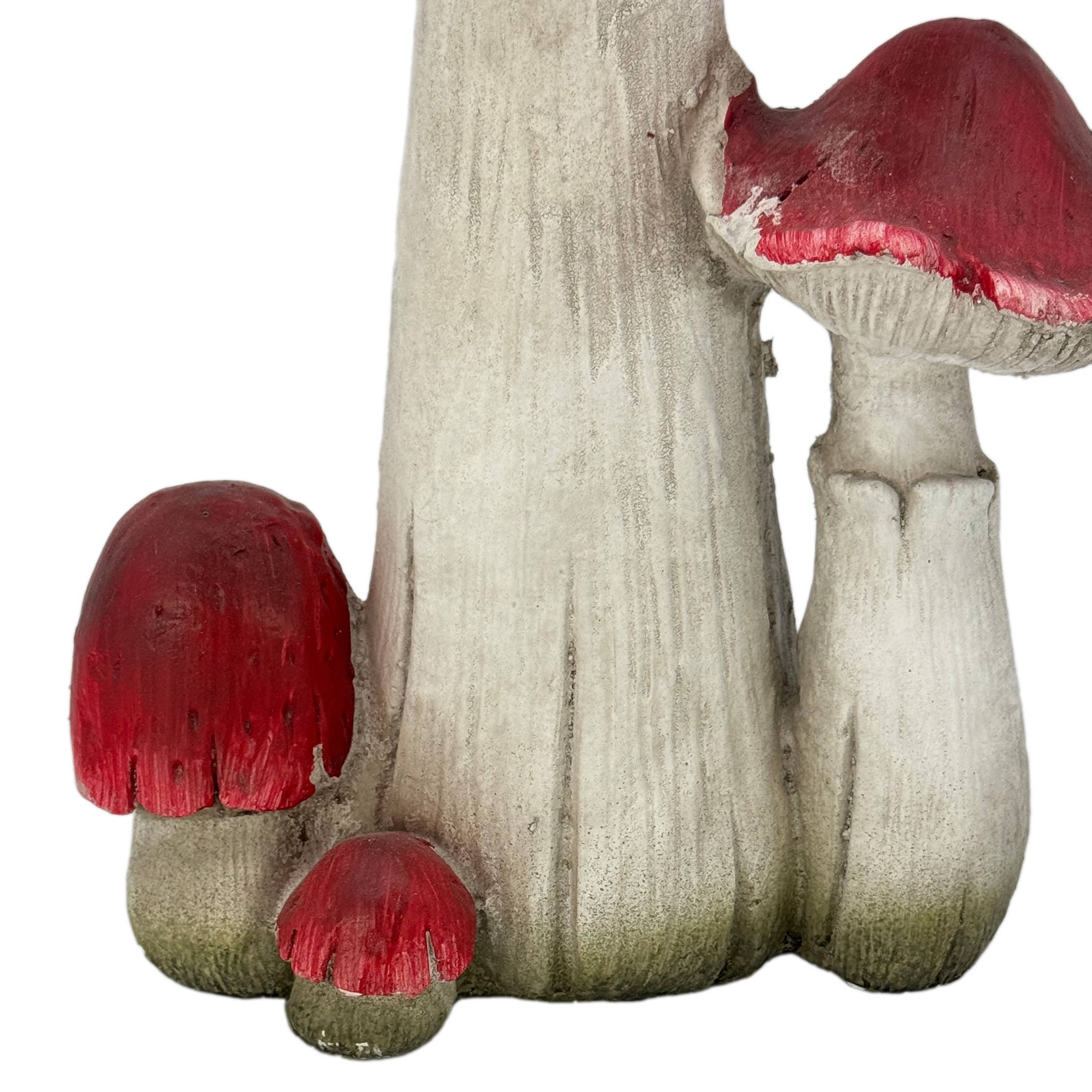 Galt International Company - Wholesale Outdoor Ornament/Decor - Red Polyresin Mushroom Outdoor Garden Statue 18.3"H7