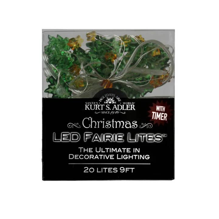 Kurt S. Adler, Inc. - Wholesale String Lights - B/O 20/L CHRISTMAS FAIRIE LIGHT 4/A2