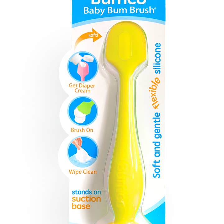 Bumco - Wholesale Hair Brush/Comb Set - Kids & Baby - Bumco Baby Bum Brush - Yellow