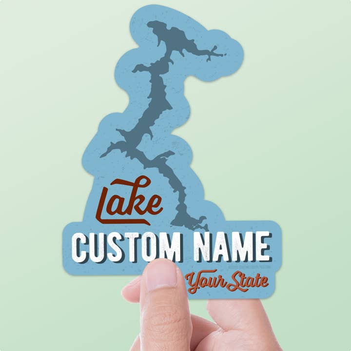 Sentinel Supply - Wholesale Sticker - Custom Lake Stickers - Request a Lake on Name Drop Decals2
