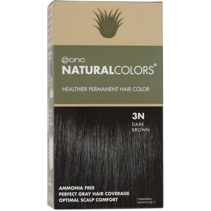 Teinture capillaire naturelle 3N brun foncé activée par la chaleur avec Organic I pour la vente par Organic Natural Colors