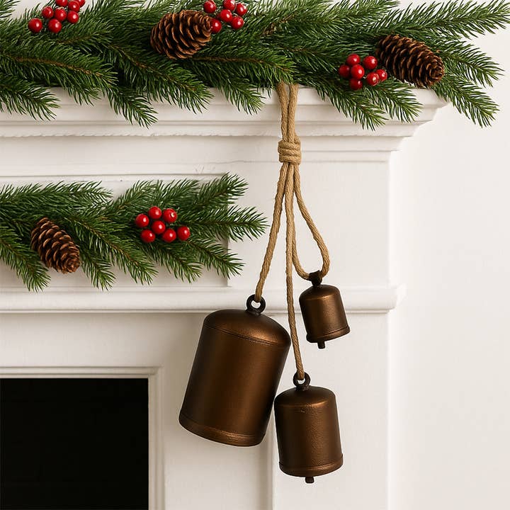 Haute Decor - Wholesale Bell - Hanging Jingle Bells 3 Assorted Sizes5