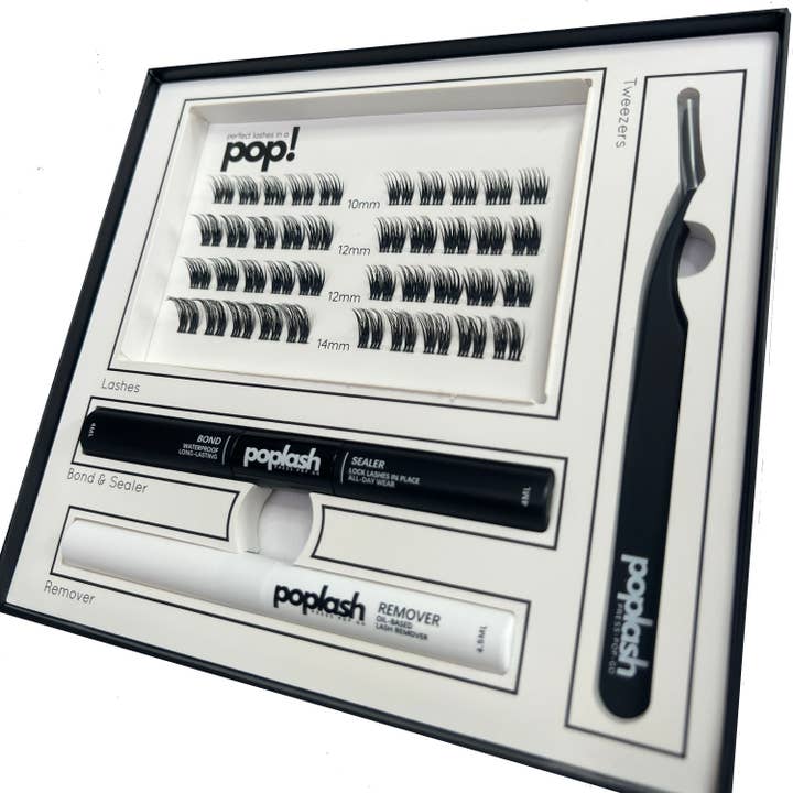 PopLash - Wholesale Fake Lash Applicator - DIY Eyelash Extension Kit – 7 Minute Lash Routine | PopLash3