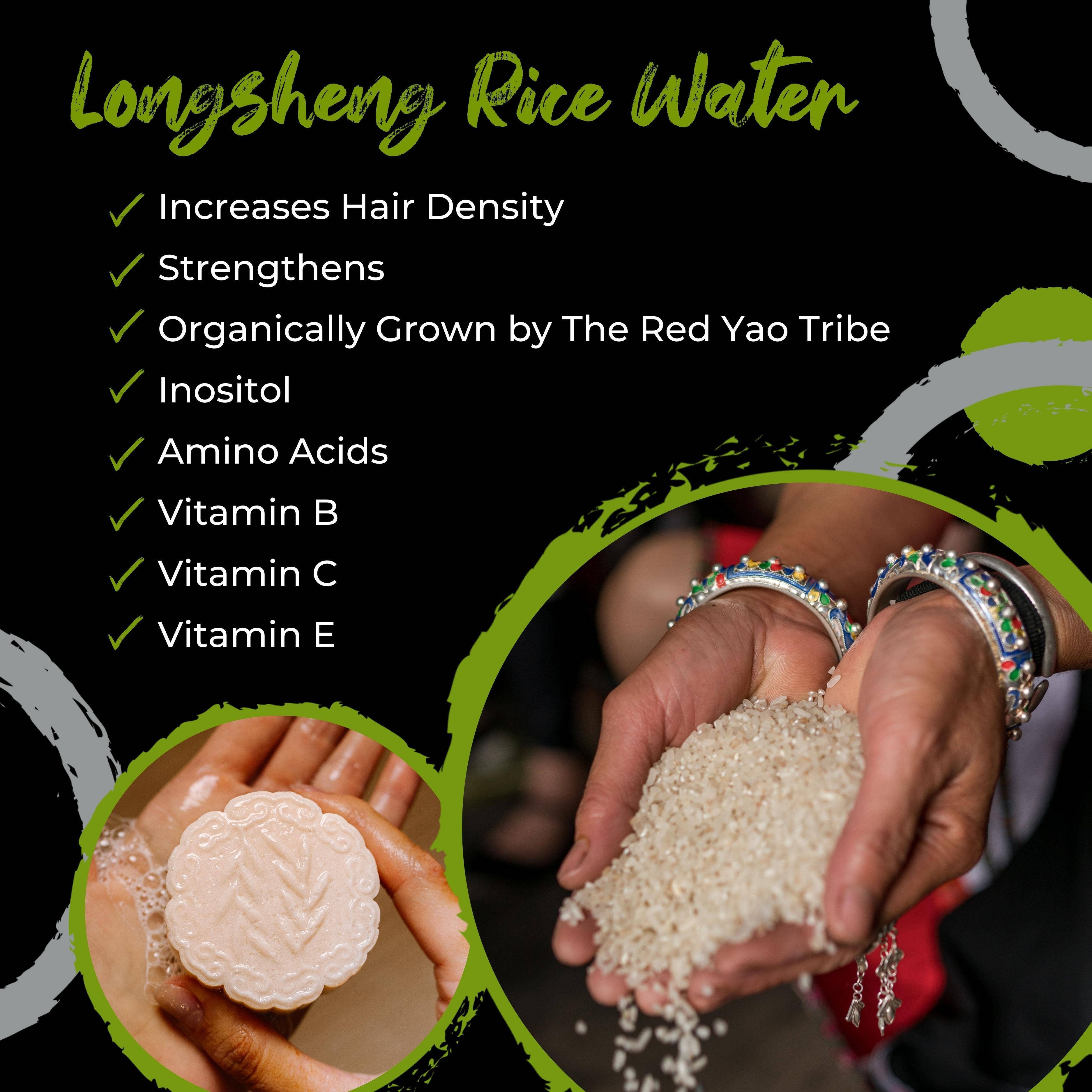 Viori Beauty - Wholesale Shampoo Puck/Solid Shampoo - Rice Water Shampoo Bar | Tea Tree Mint EO | All Hair3