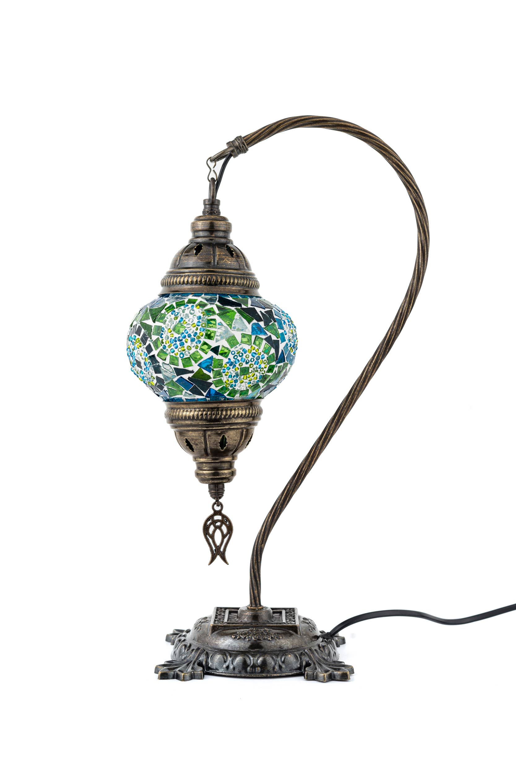 KAFTHAN - Wholesale Accent/Desk Lamp - Swan Neck Mosaic Lamps | Christmas & Holiday Decor Lighting3