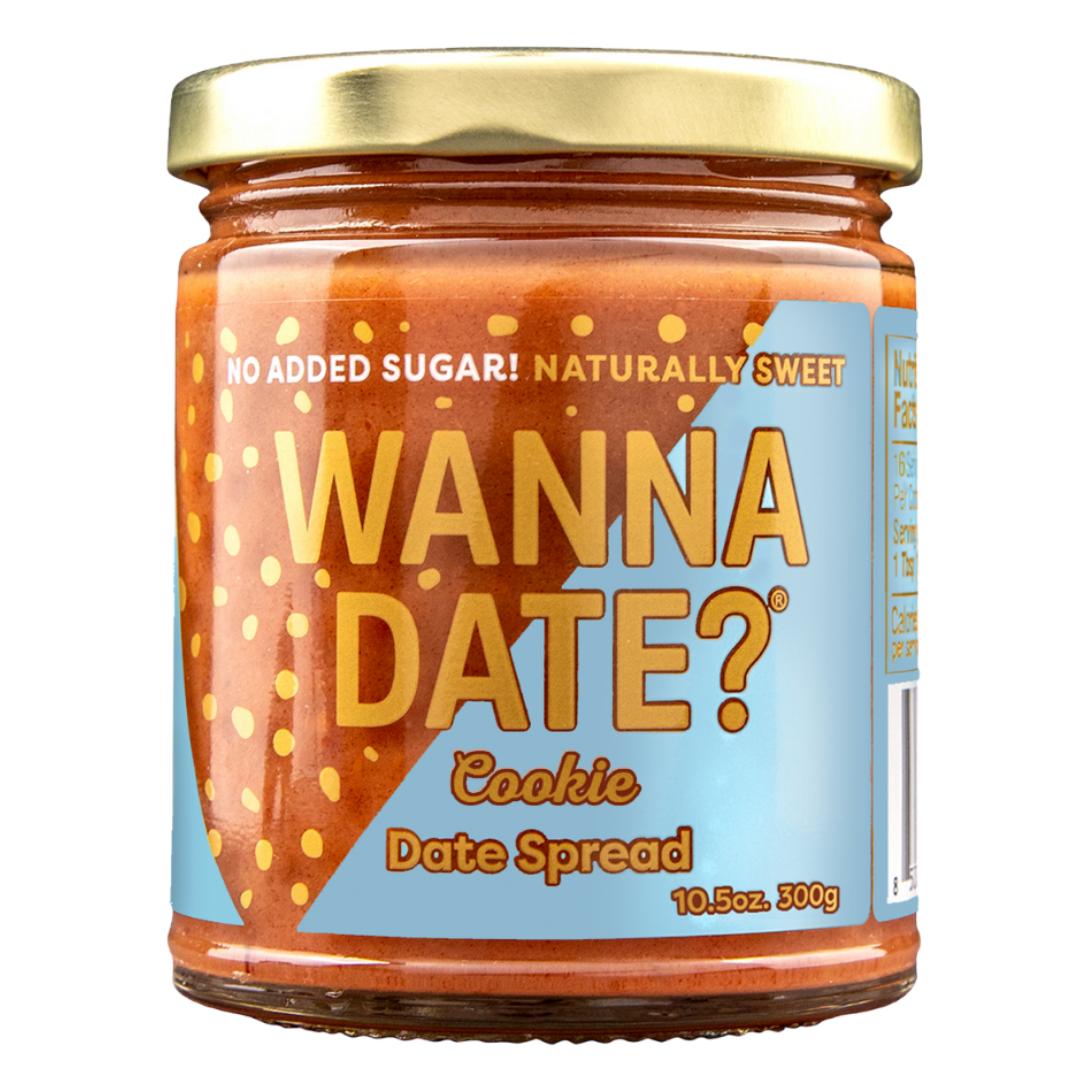 Wanna Date? - Vendita all'ingrosso Burro di frutta secca - Crema di datteri al gusto biscotto0