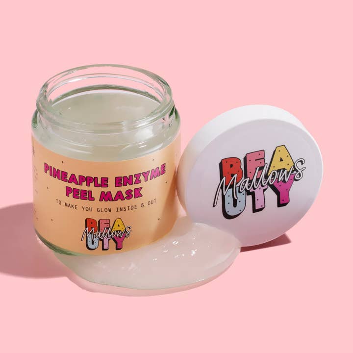 Pineapple Enzyme Peel Mask for wholesale by Mallows Beauty