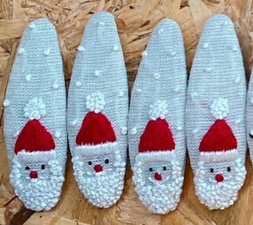 Quince Fables - Wholesale Barrette - Women's - Xmas Theme Embroidered Hair Barrette, Christmas Collection✅9