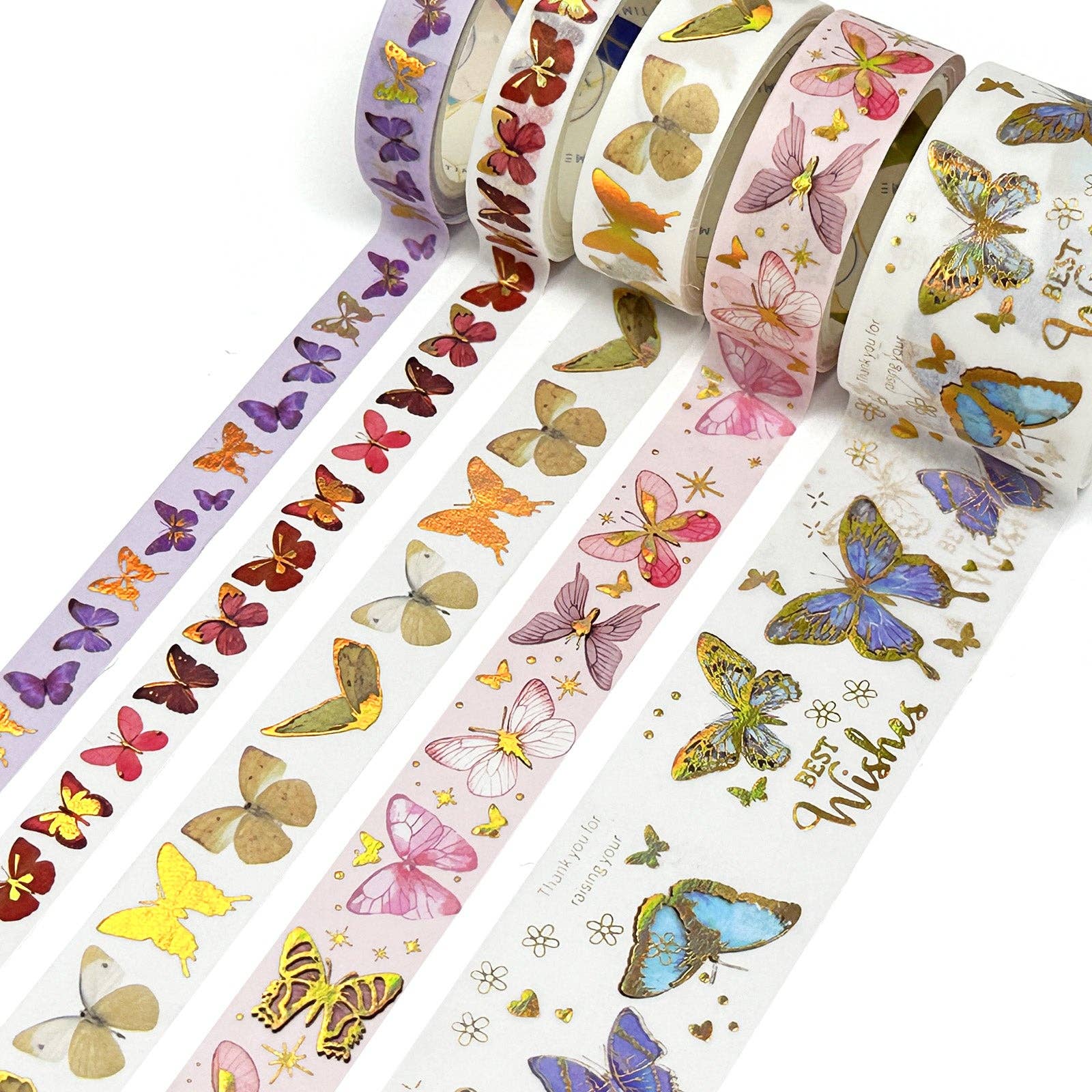 Wrapables.com - Wholesale Washi Tape - Wrapables Decorative Gold Foil Washi Tape Box Set16