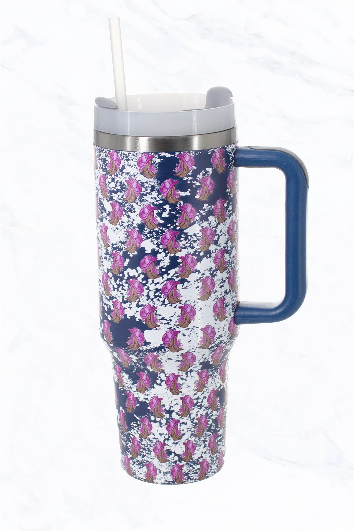 Suzie Q USA - Wholesale Insulated Mug/Tumbler - 40 oz, Stainless Steel and Silicon Design Tumbler7
