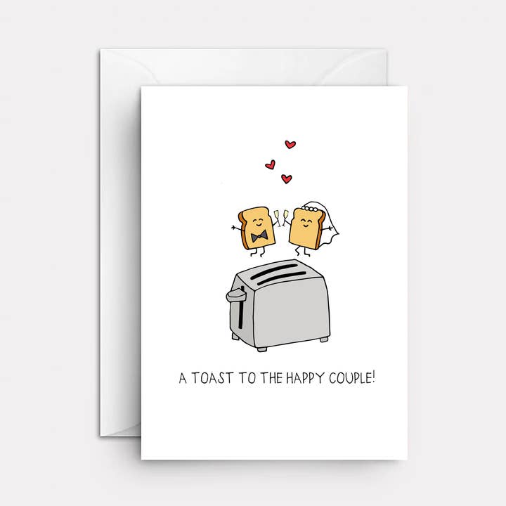 A Toast to the Happy Couple for wholesale by Duke & Dandy