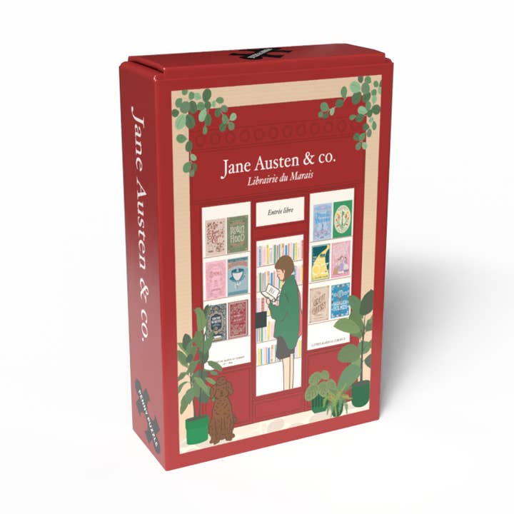 JANE AUSTEN & CO Boekwinkel 99 stuks minipuzzel voor wholesale door Penny Puzzle