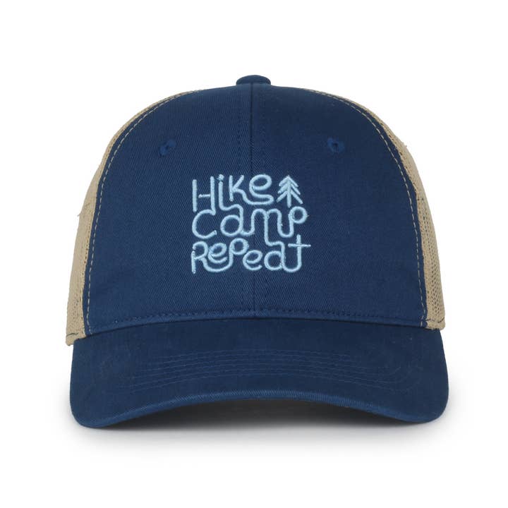 Outdoor Cap - Wholesale Trucker Hat - Unisex - Hike Camp Repeat Cap1