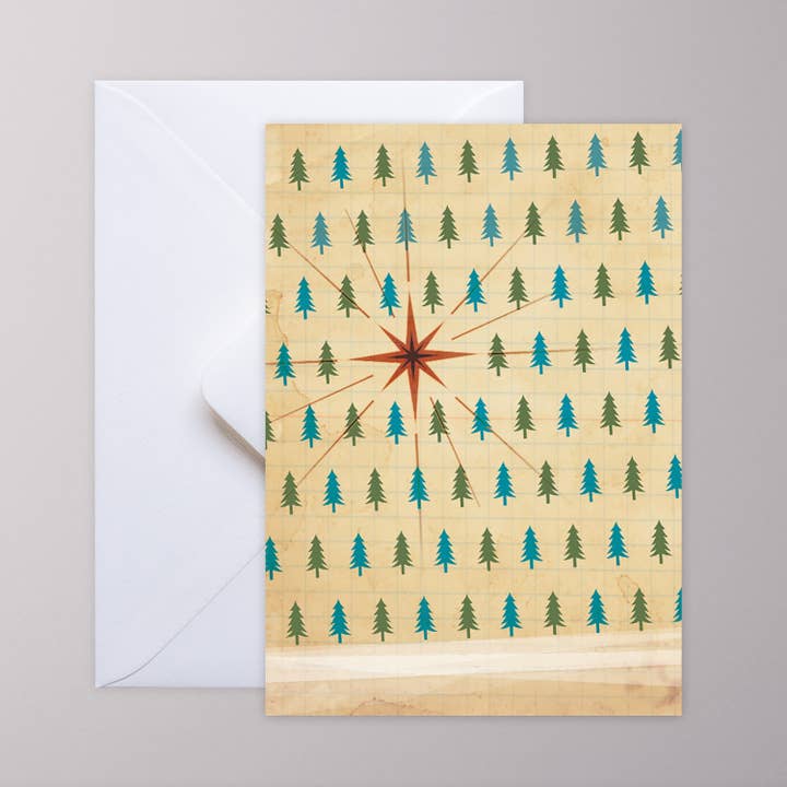 fir trees and stars for wholesale by LAZY DAY paper