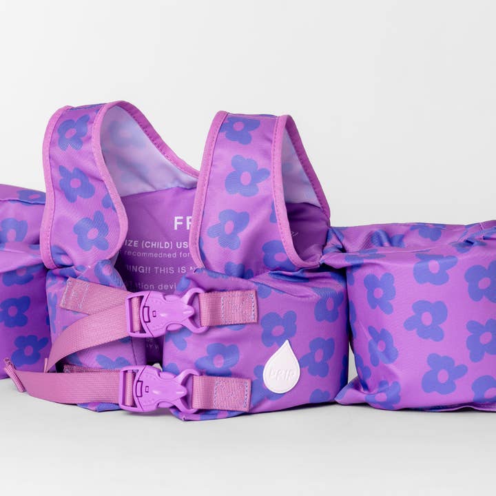 Drip Floats - Wholesale Beach/Pool Toy - Kids & Baby - Flower Power (Purple) Kids Float4