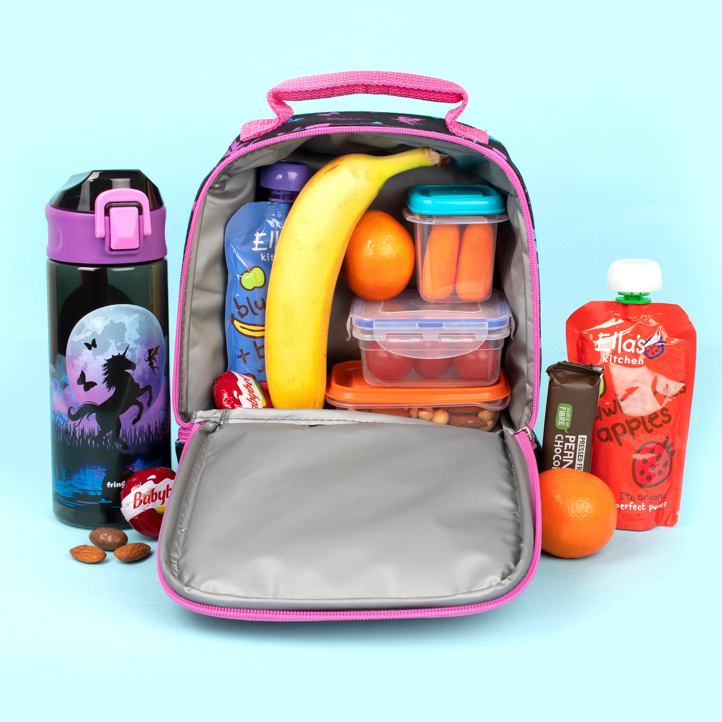 Fringoo Group Ltd – Marmita/lancheira - Criança por atacado – Lancheira de dois andares - Unicórnio Moon1