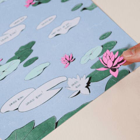 Financial Goal Tracking Kit - Lotus Pond for wholesale by Case Study