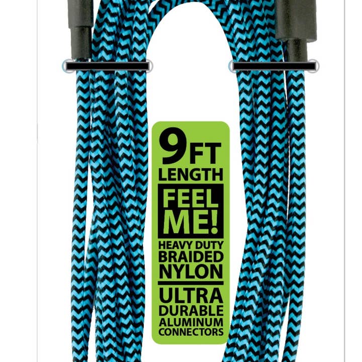 Charging Cable USB to Lightning 9 ft Cloth Assortment- 6/Pk for wholesale by Novelty Closeout