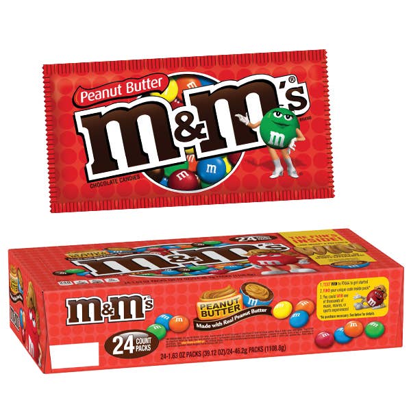 Kelli's - Wholesale Chocolate Covered Sweets - M&M's Peanut Butter Chocolate Candies