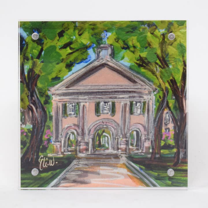 College of Charleston Landmark Acrylic Block - 4x4 for wholesale by HAVE MERCY LLC