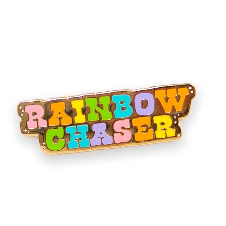 Broche en émail Rainbow Chaser pour la vente par Quirky Crate
