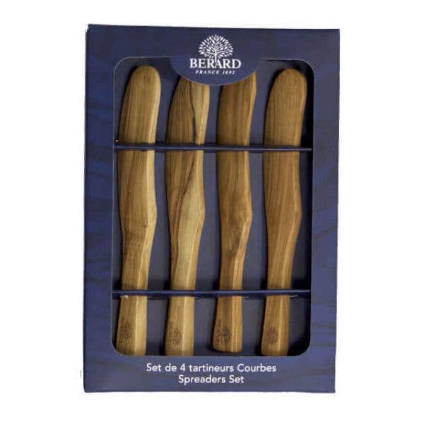 Berard Olive Wood Spreaders Set for wholesale by The French Farm