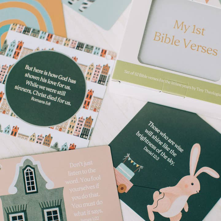 Tiny Theologians - Venta al por mayor Tarjetas de aprendizaje - Niños y bebés - Mis Primeros Versículos de la Biblia27