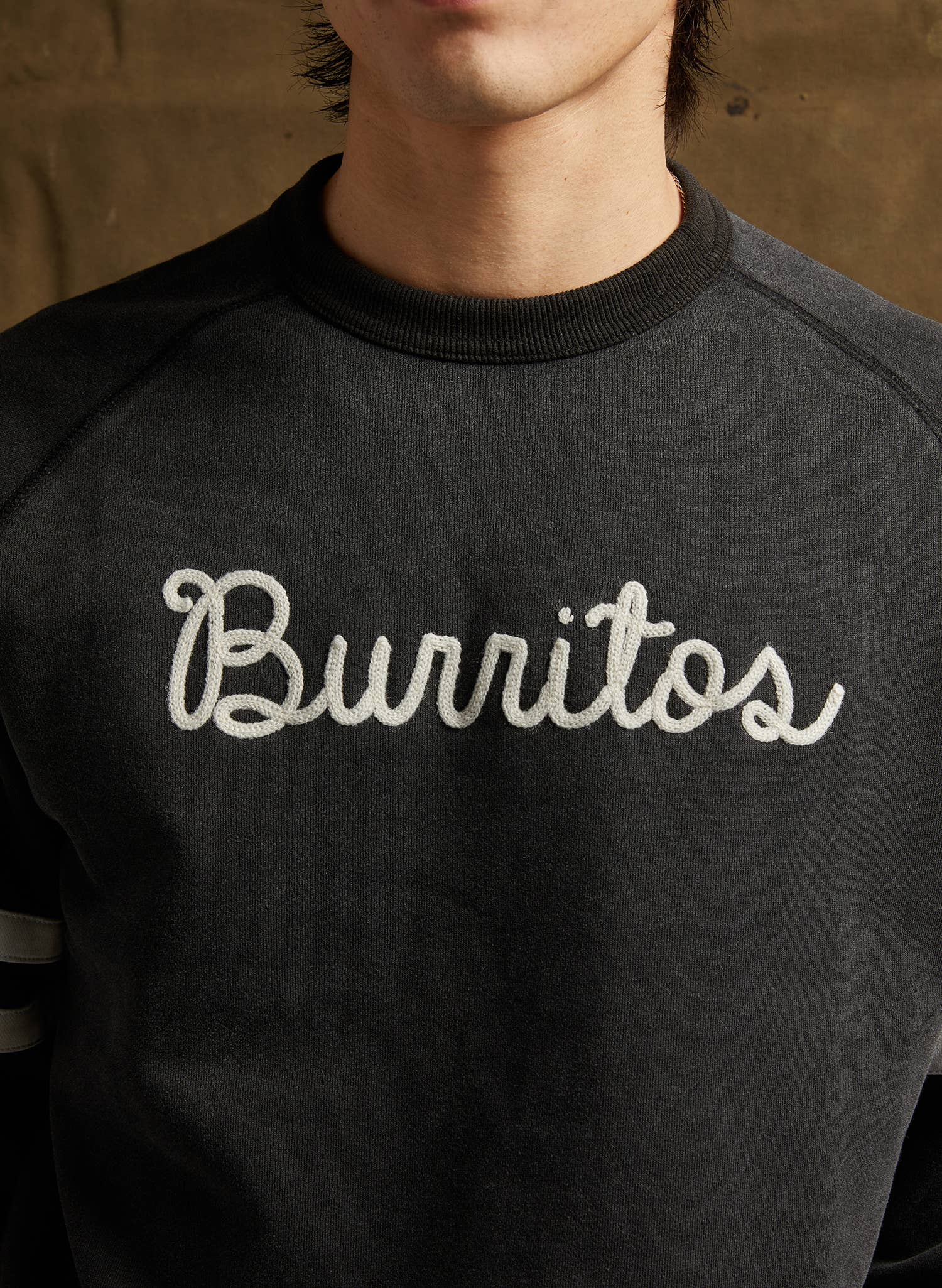 Pyknic - Venta al por mayor Sudadera estampada - Unisex - Burritos Chainstitch Cuello Redondo10