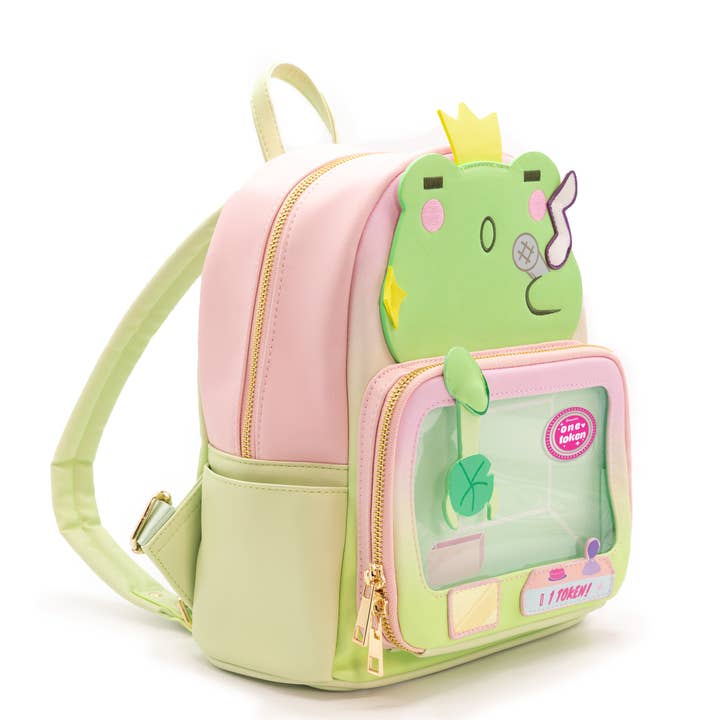 Bewaltz - Wholesale Backpack - Kids - Claw Machine Pin Collector Backpack - Singing Frog