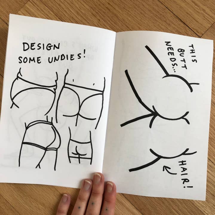 RADillustrates - Wholesale Book - Adult - Butt Activity Book Zine