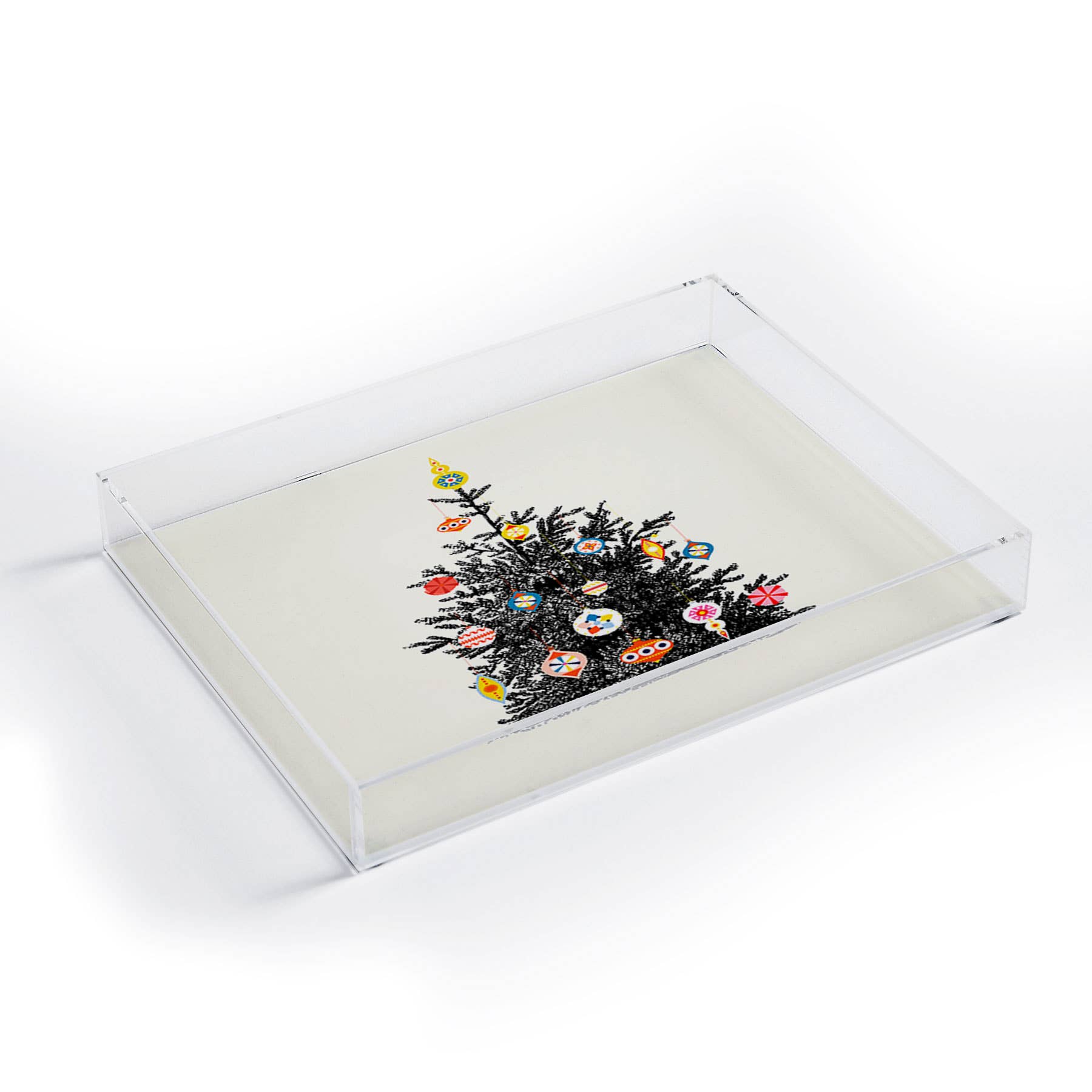 Emanuela Carratoni Good Things will Find You Small Acrylic Tray - Deny  Designs