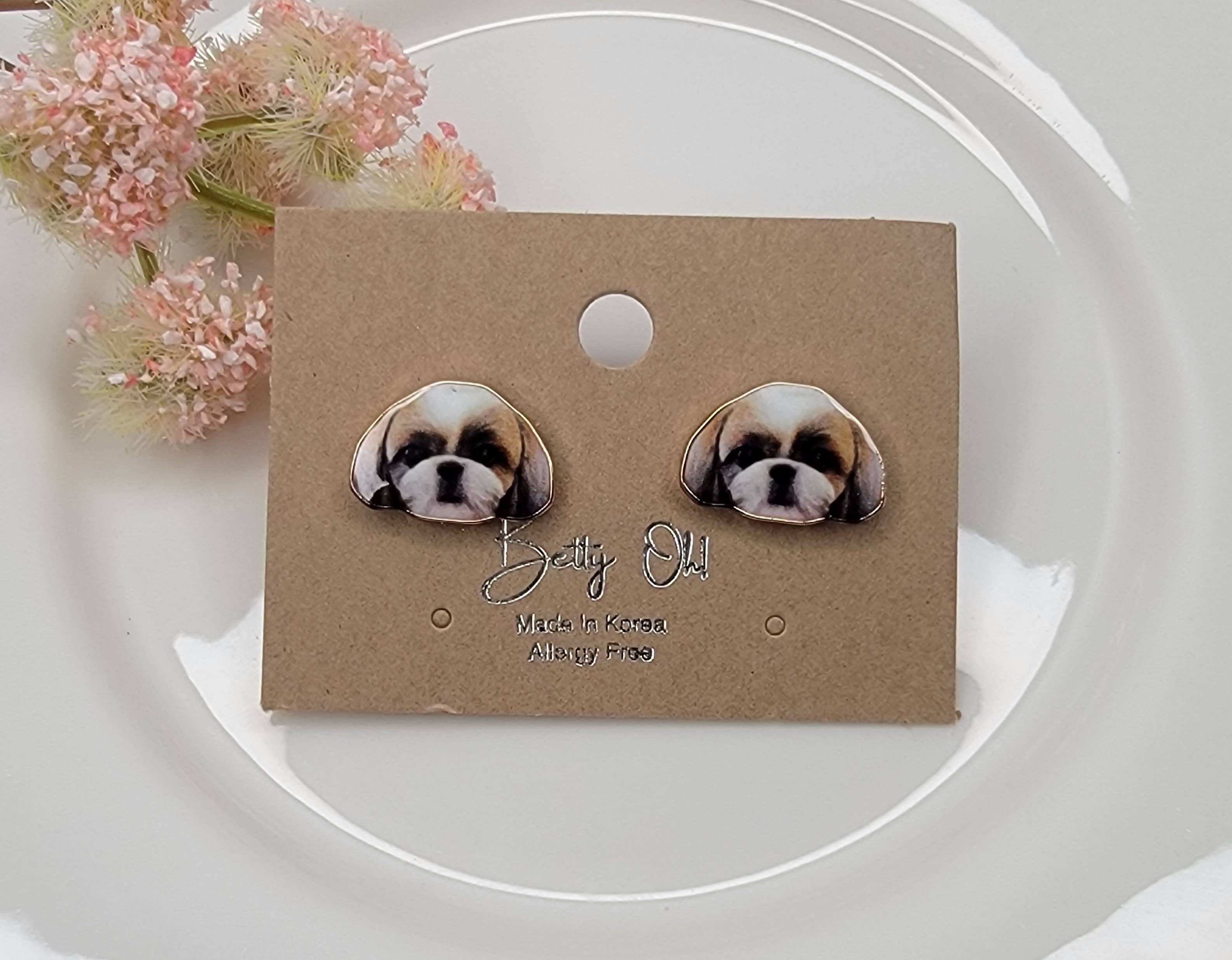 BETTYOH INC - Wholesale Stud/Post Earrings - SHIH TSU POST EARRINGS.0