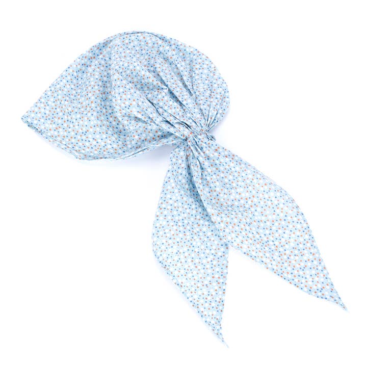 Bandana-Kopftuch für Kinder, vorgebunden, Himmelblau für den Großhandel von Peppercorn Kids