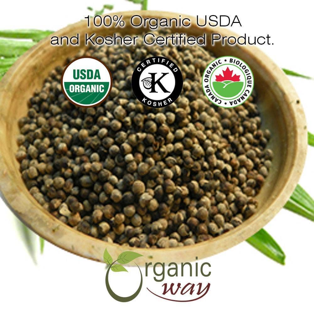 Organic Way LLC - Wholesale Herbs - Organic Chaste Tree Berries Whole4