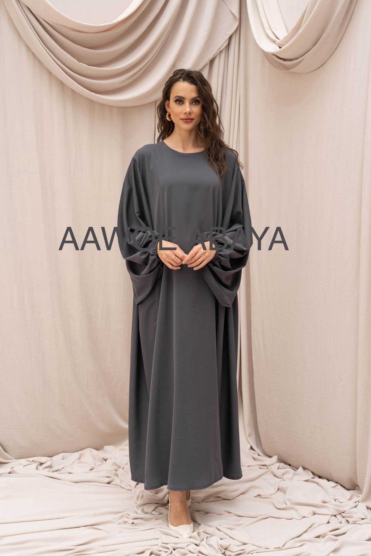 Aawoe Abaya - Wholesale Dress - Women's - Elegant Abaya Dress - 2466-ROB35