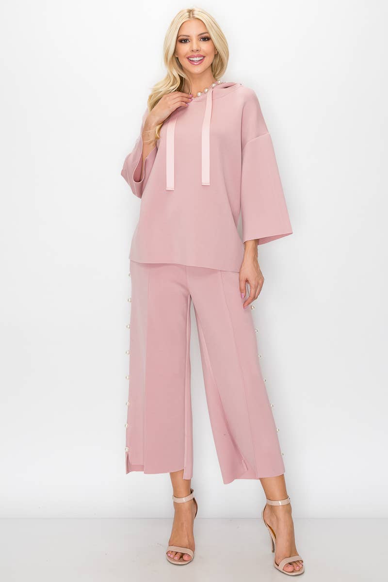 Joh Apparel – Großhandel Hose – Damen – Farrah French Scuba Pearl Lange Hose13