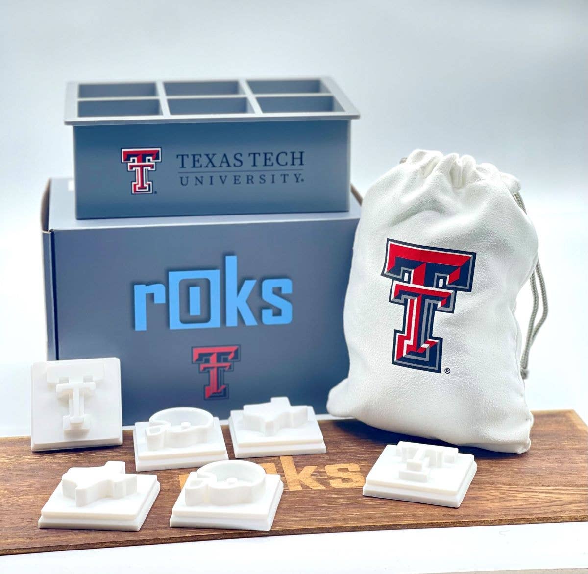 rOks - Wholesale Ice Tray/Mold - Texas Tech Custom Cocktail Ice Tray - Bundle1